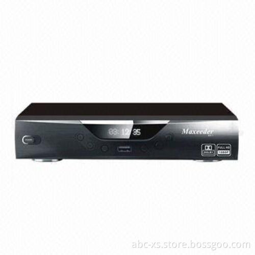 HD DVB-T2 MPEG-4 H.264/AVC Set-top Box with Low Power Consumption, 220*135*38mm